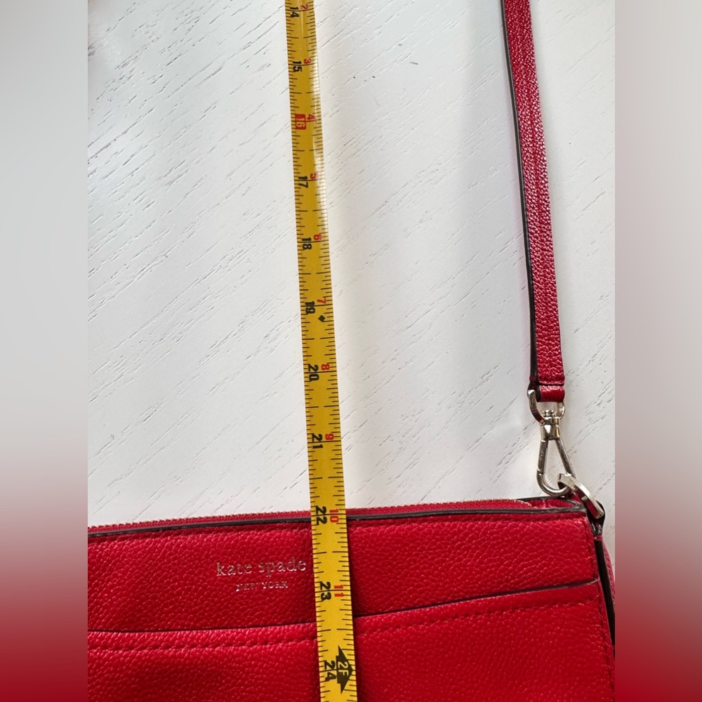 EUC!! Cherry Red Kate Spade Cross Body Bag! - Picture 9 of 14